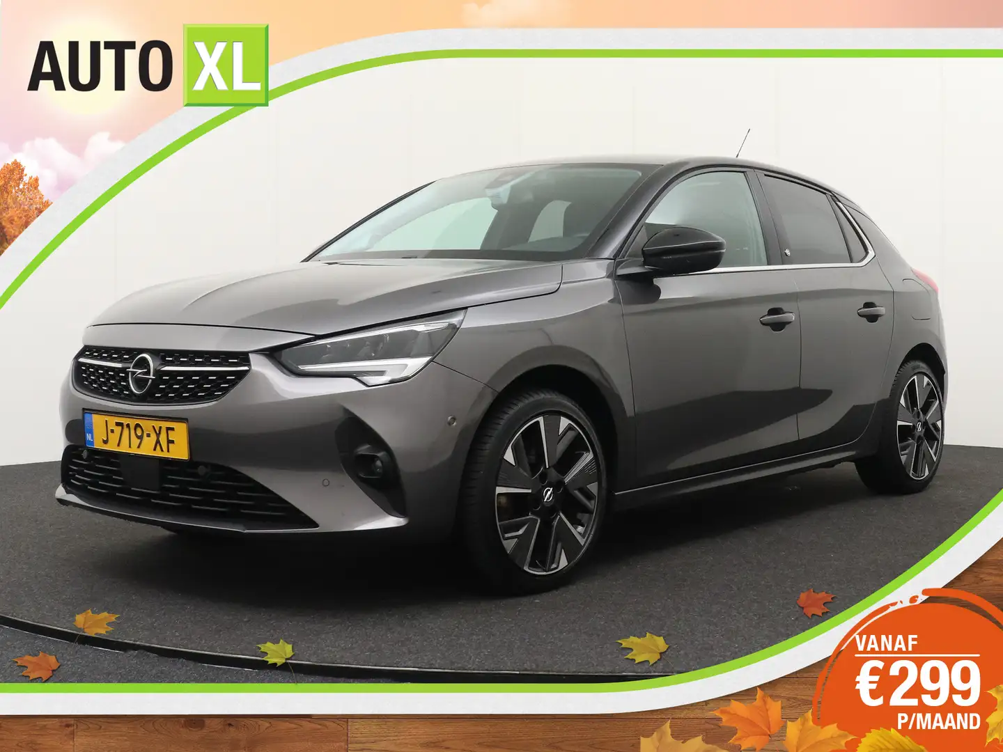 Opel Corsa-e Elegance 50 kWh Premium-Pakket H-Leder Camera Clim Gris - 1