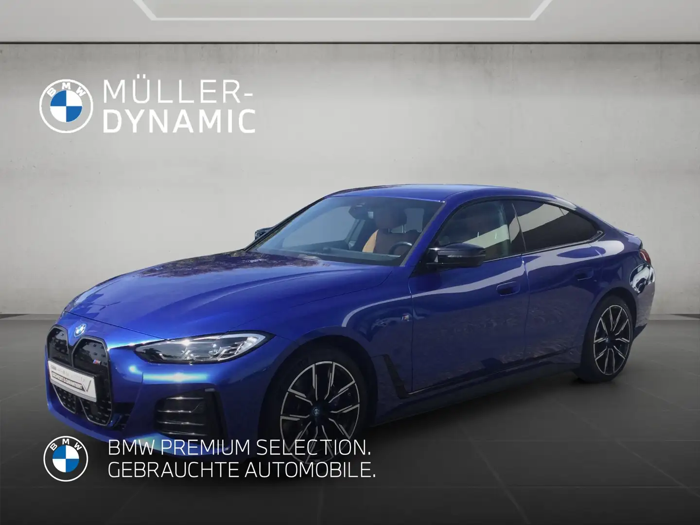 BMW i4 M50 GRAN COUPÈ HIFI RÜCKFAHR M FAHRWERK TEMPOMAT Bleu - 1