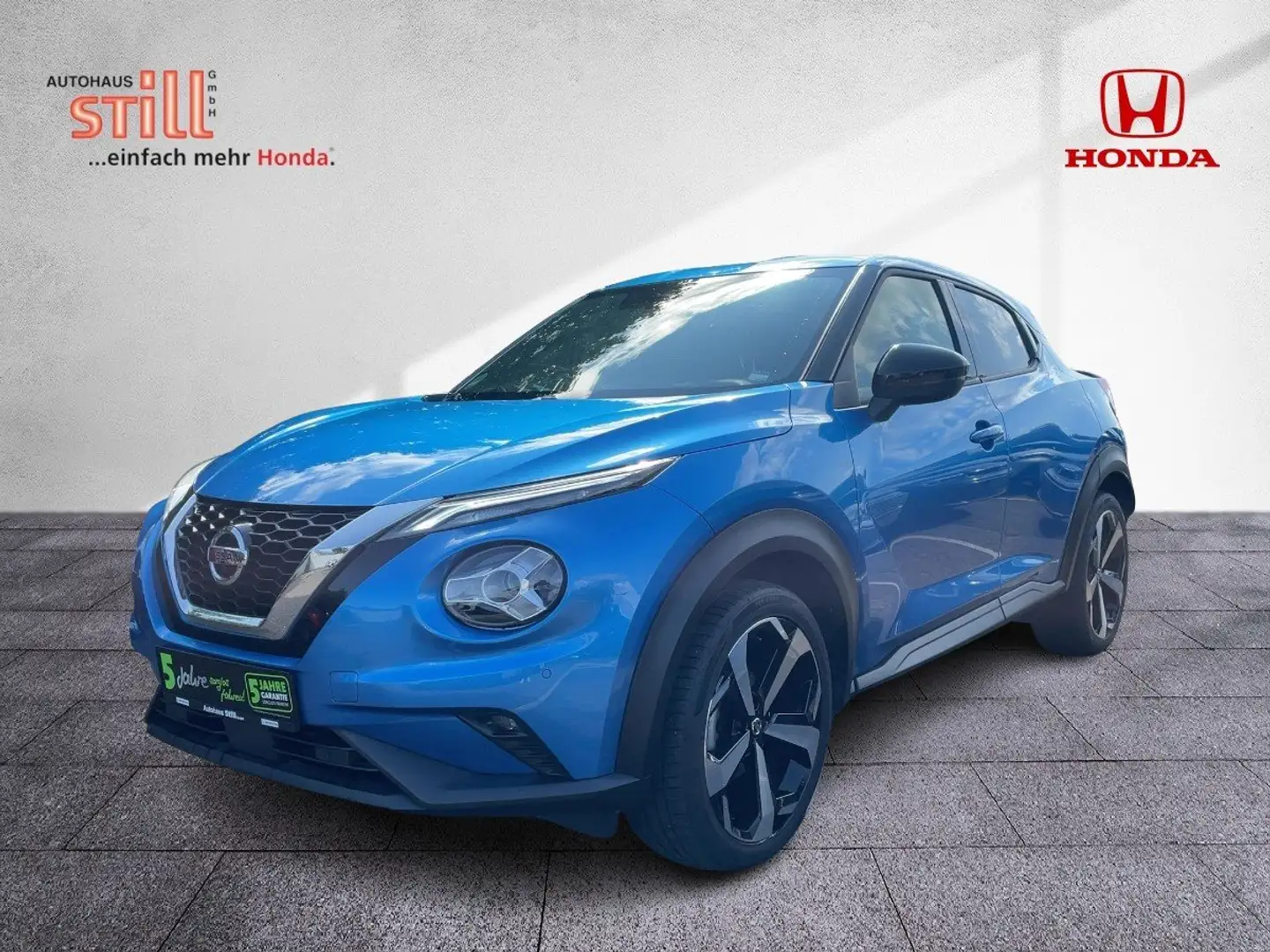 Nissan Juke 1.0 DIG-T Tekna BOSE* +LED+SHZ+Winterp.+360 Bleu - 2