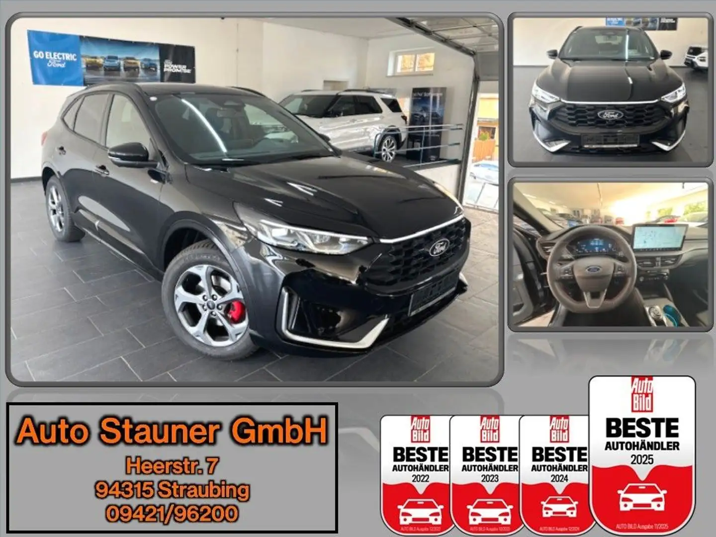 Ford Kuga ST-Line X 2.5 PHEV Auto./AHK/ACC/MATRIX-LED Noir - 1