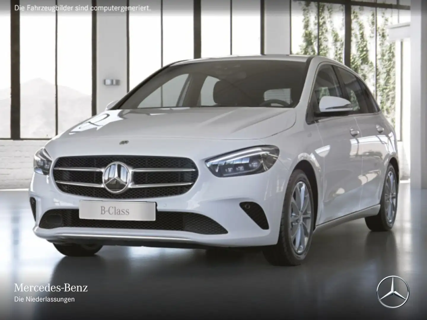 Mercedes-Benz B 180 PROGRESSIVE+MULTIBEAM+TOTW+7G Blanc - 2