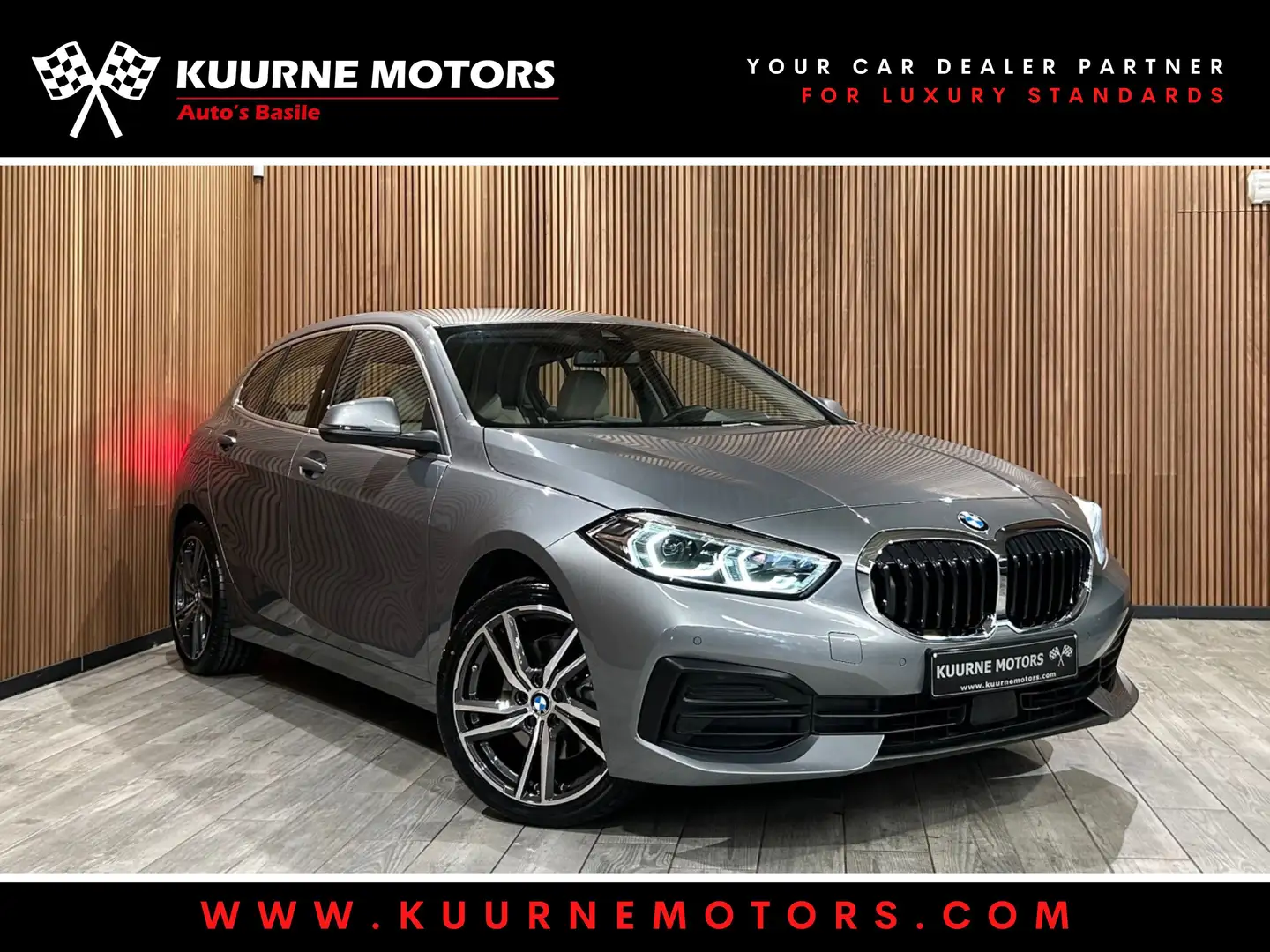 BMW 116 i Alu18"/Led/Leder/Gps/Cruise/Pdc *1j garantie* Grigio - 1