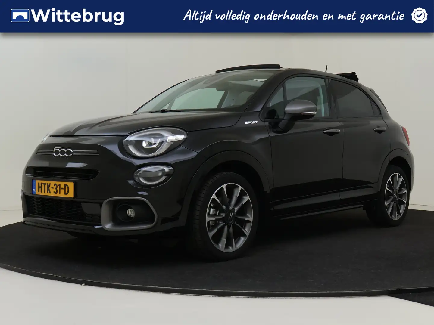 Fiat 500X 1.5 Hybrid Sport Cabriolet | Adaptive cruise contr Zwart - 1