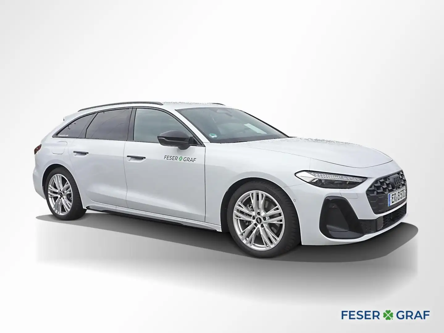 Audi A5 Avant TDI quattro S line Tech pro Sitzh. vo+hi. Weiß - 2