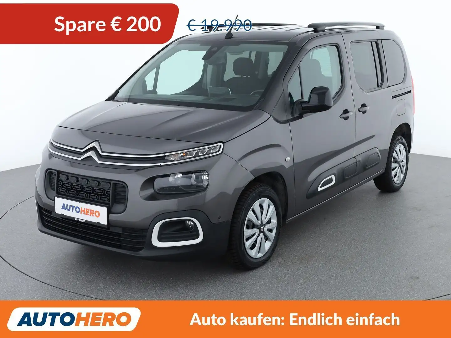 Citroen Berlingo 1.5 Blue-HDi Shine M Grau - 1