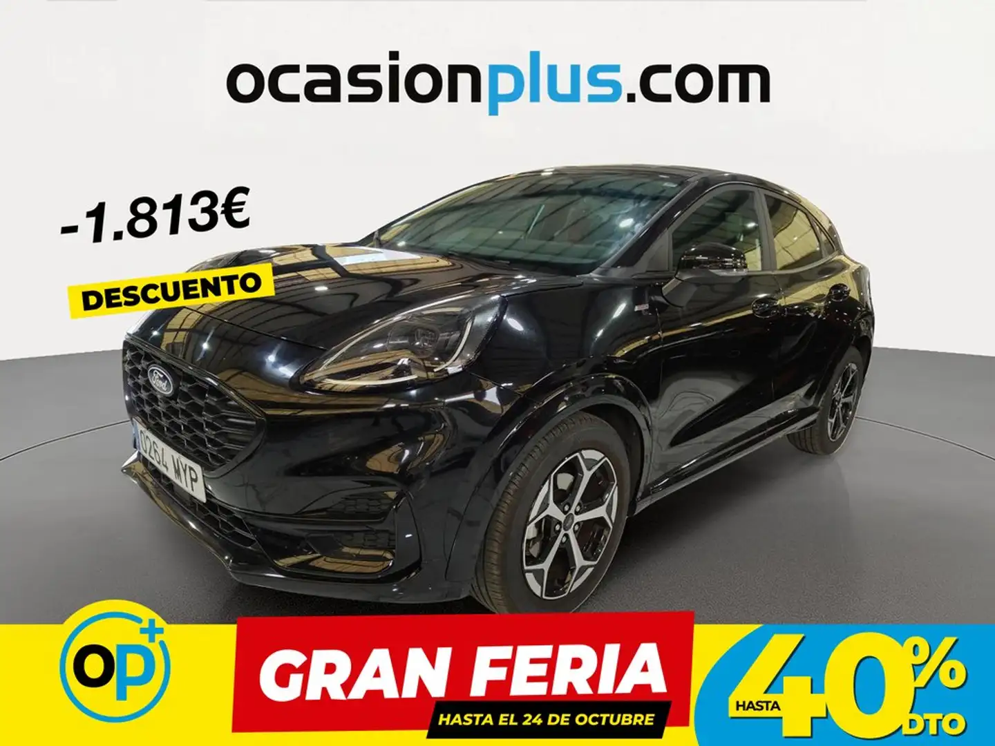 Ford Puma 1.0 EcoBoost MHEV ST-Line 125 Negro - 1