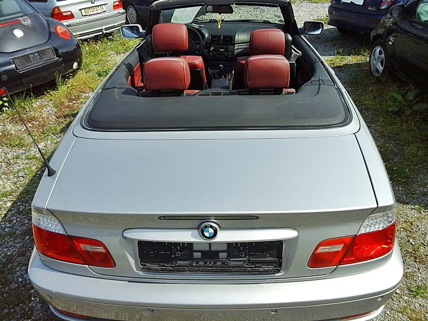 BMW 320 Cabrio/Alu+Xenon+rotes Leder+6 Gang+Klima+Sitzhzg Silber - 2