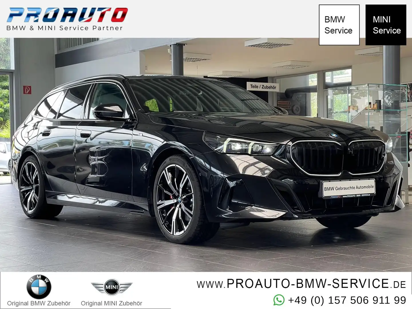 BMW 520 i Tour. M Sport Pro ICONIC/360°/HUD/AHK/HK/20 Schwarz - 1