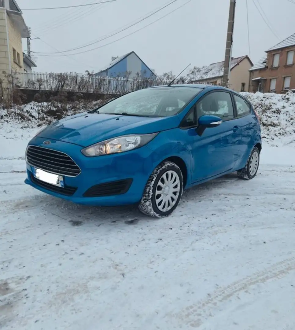 Ford Fiesta 1.25 82 cv trend 3p Bleu - 1