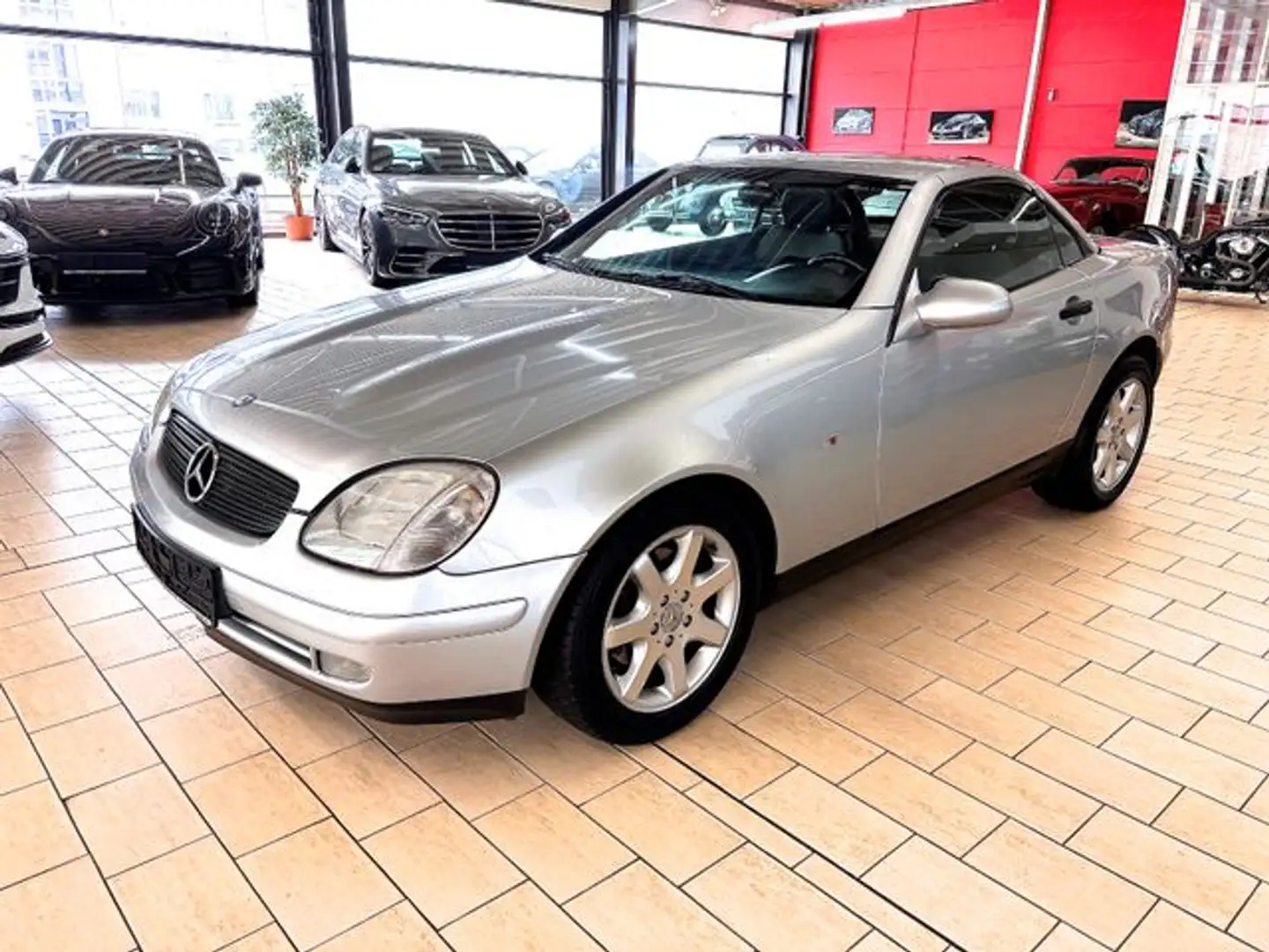 Mercedes-Benz SLK 230 KOMPRESSOR *AUTOM+KLIMA+LEDER* Zilver - 2