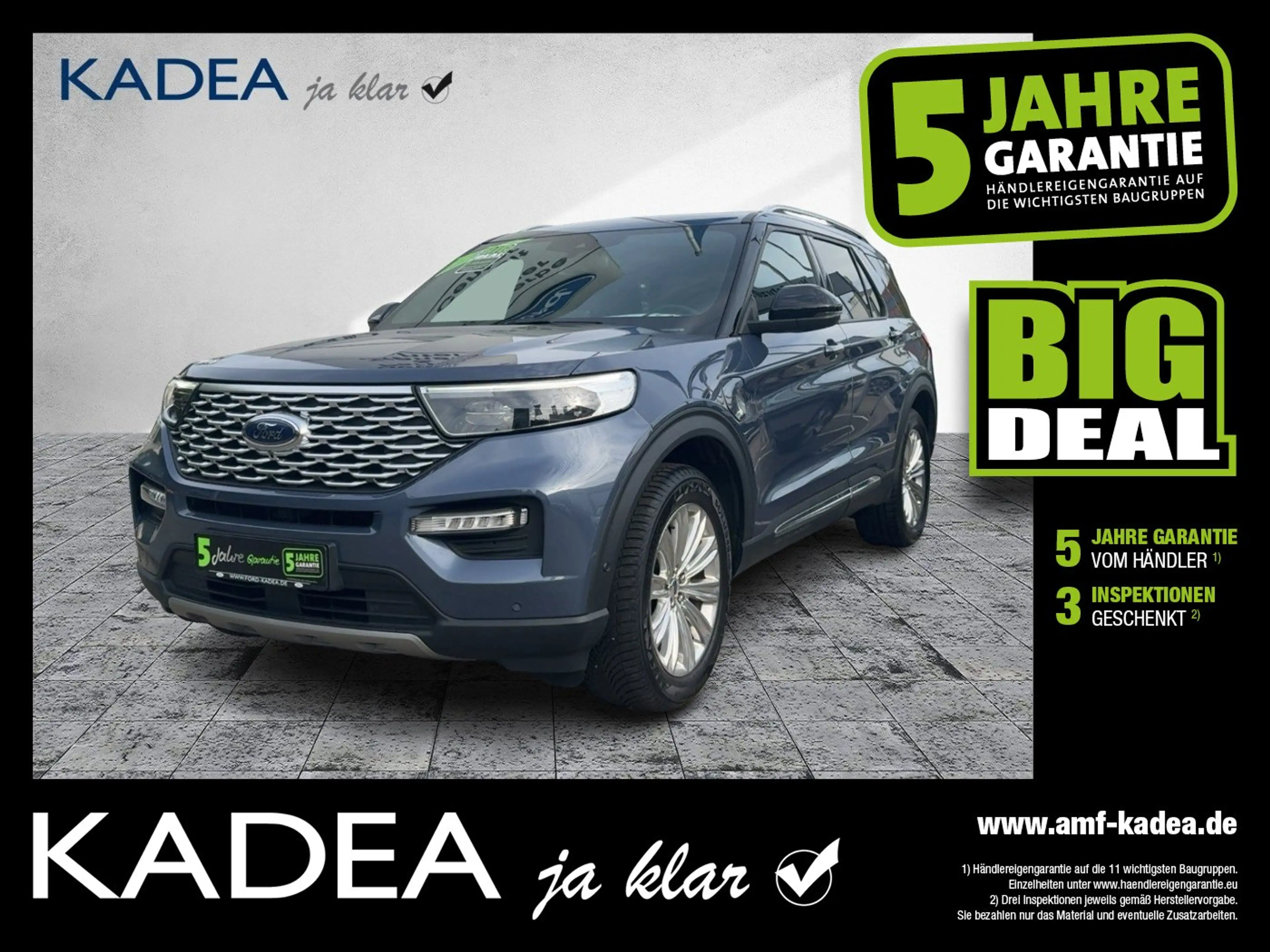 Ford Explorer 4x4 PHEV Platinum | 7Sitzer | Sitzklima