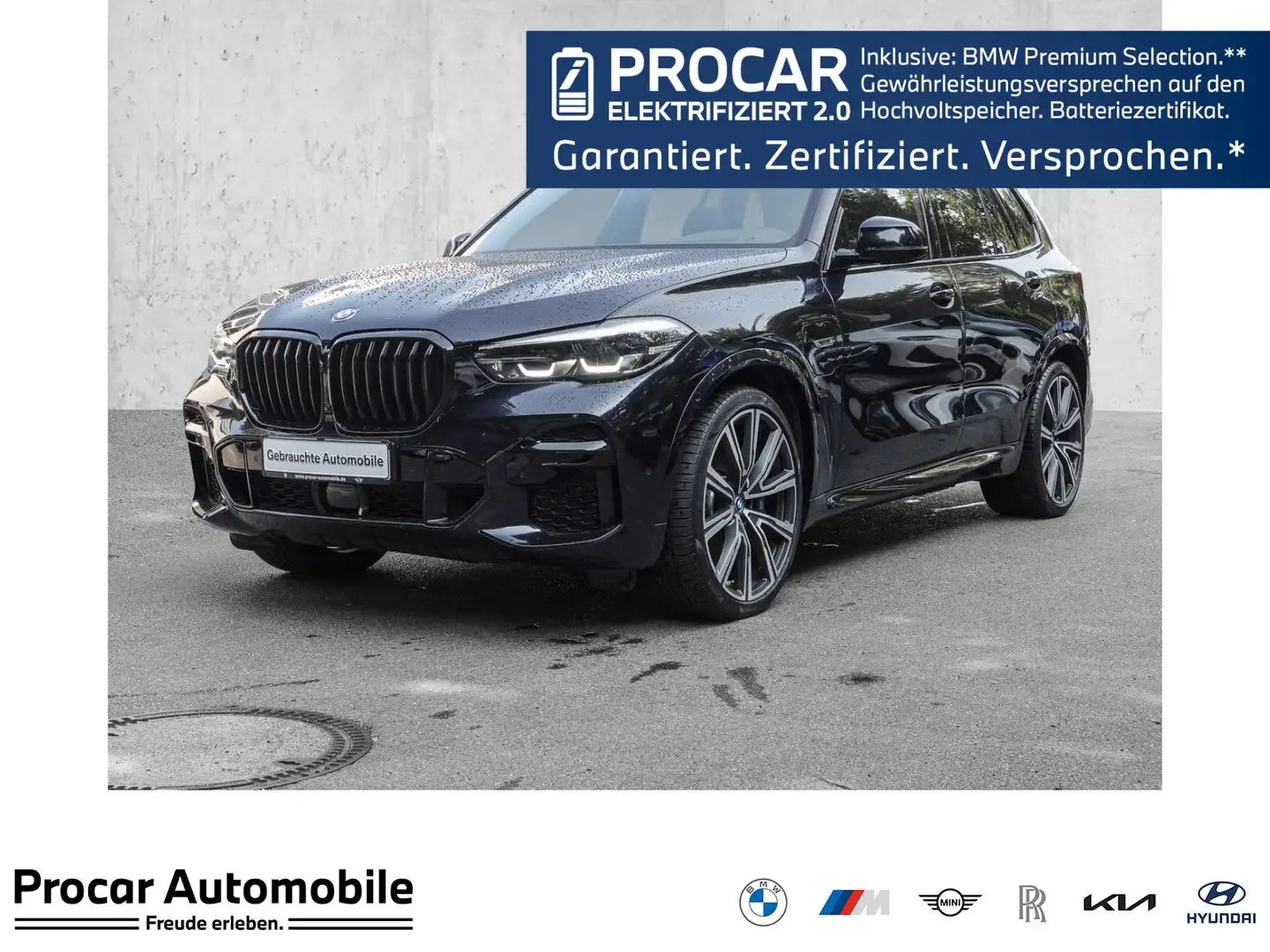 BMW X5 xDrive45e M Sport HUD PANO DAProf,RFK NAVI LED Noir - 1