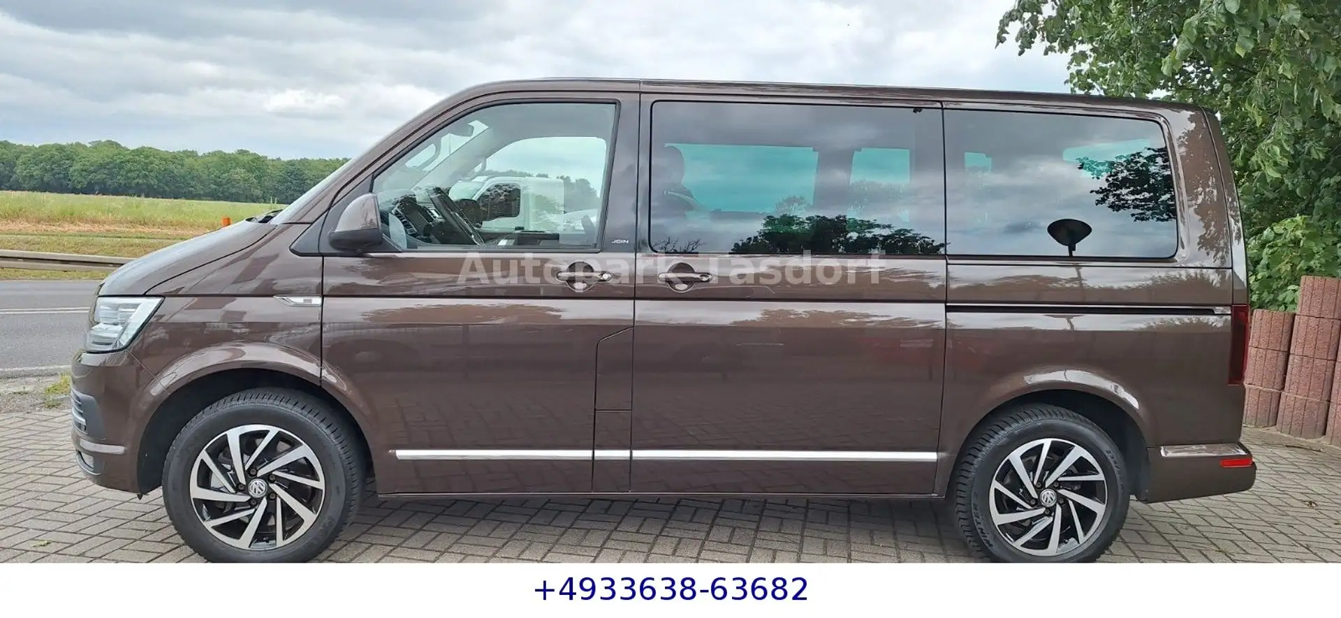 Volkswagen T6 Transporter T6 Multivan Join/1 Hd./Autom./2xSchiebet./AHK Braun - 2