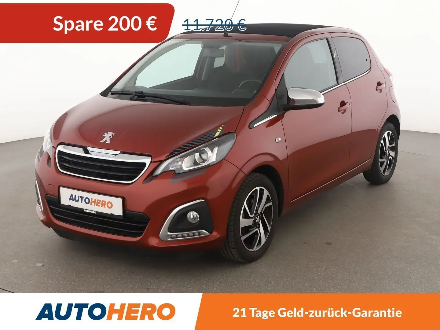 Peugeot 108 1.0 VTi TOP Collection *LED*SHZ* Rot - 1