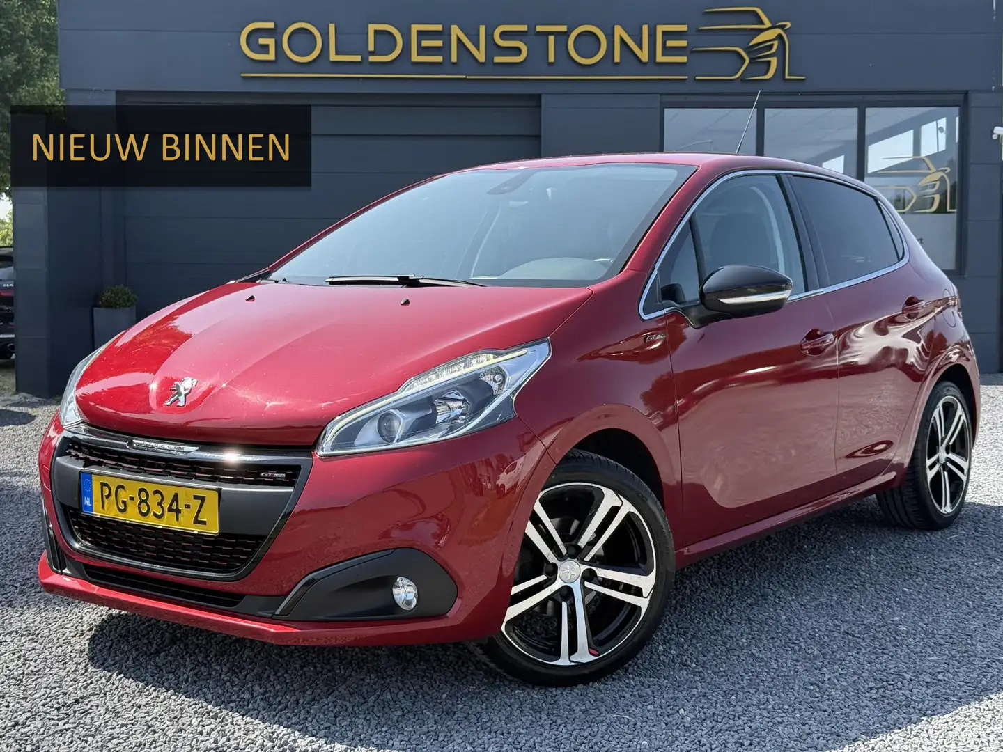 Peugeot 208 1.2 PureTech GT-line 110pk,Navi,Clima,Cruise,PDC,A Rouge - 1