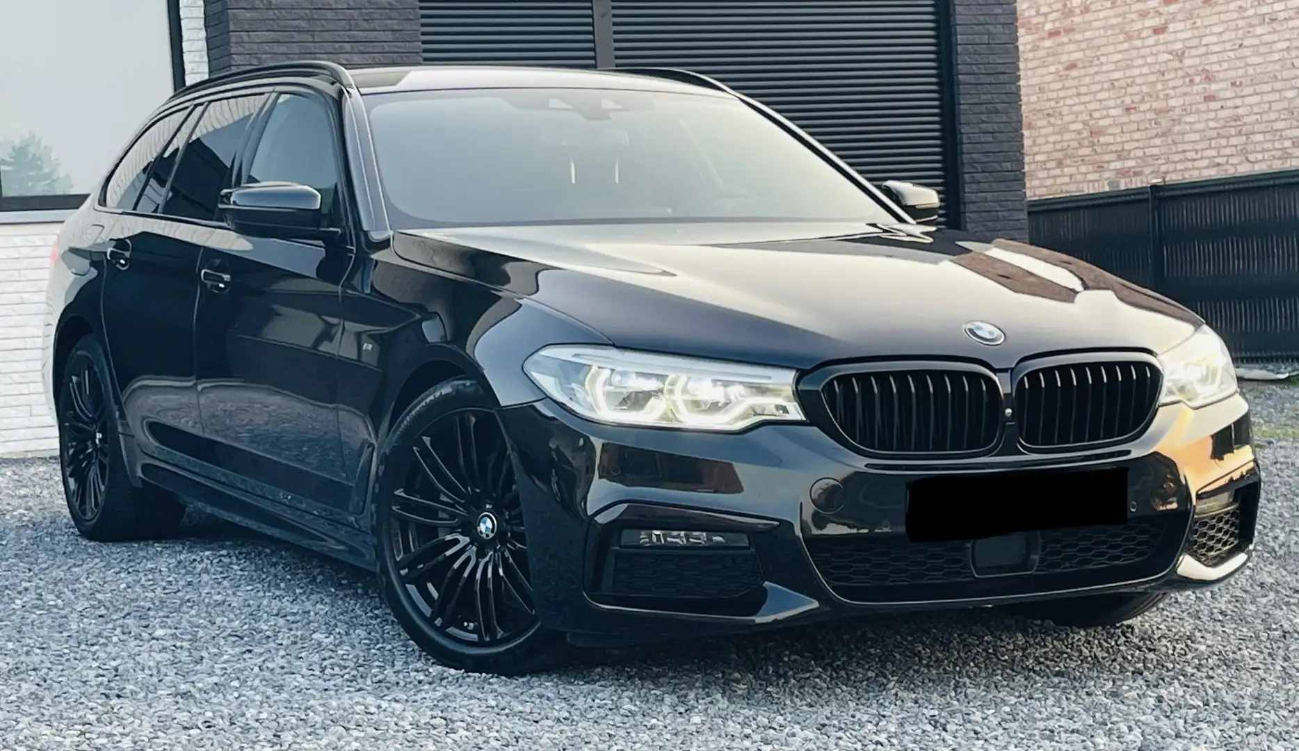 BMW 520 PACK M 1ER MAIN COKPIT/NAVI/CUIR/CLIM/CAMÉRA/XÉN Noir - 2
