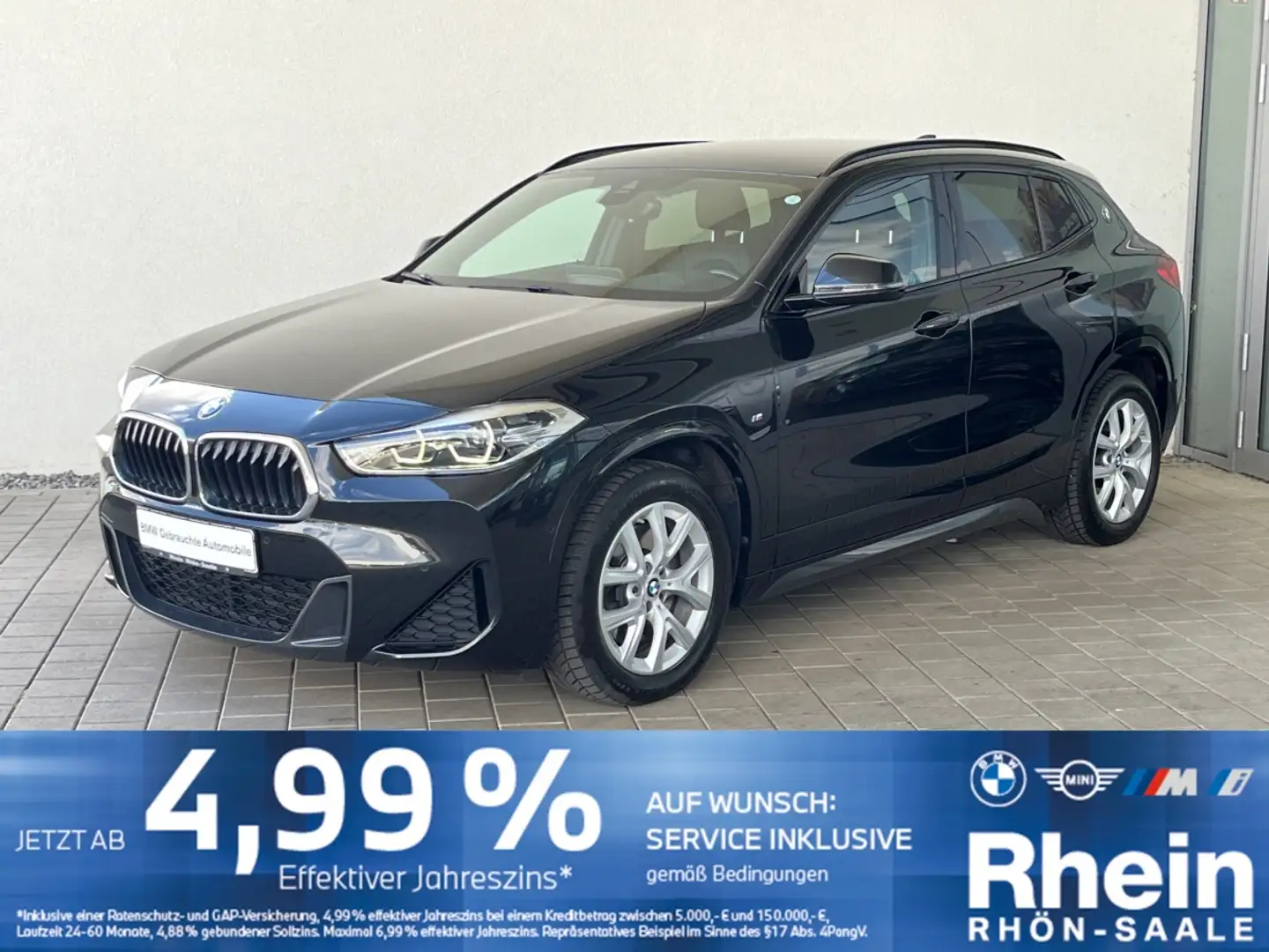 BMW X2 sDrive20i M Sport Navi+.HUD.DriveA.AHK.Tempo Schwarz - 1