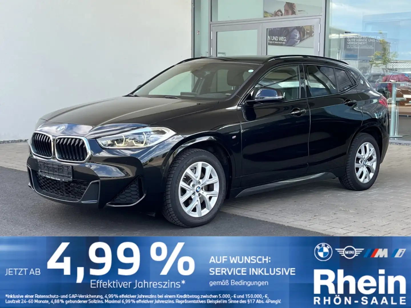 BMW X2 sDrive20i M Sport Navi+.HUD.DriveA.AHK.Tempo Zwart - 1