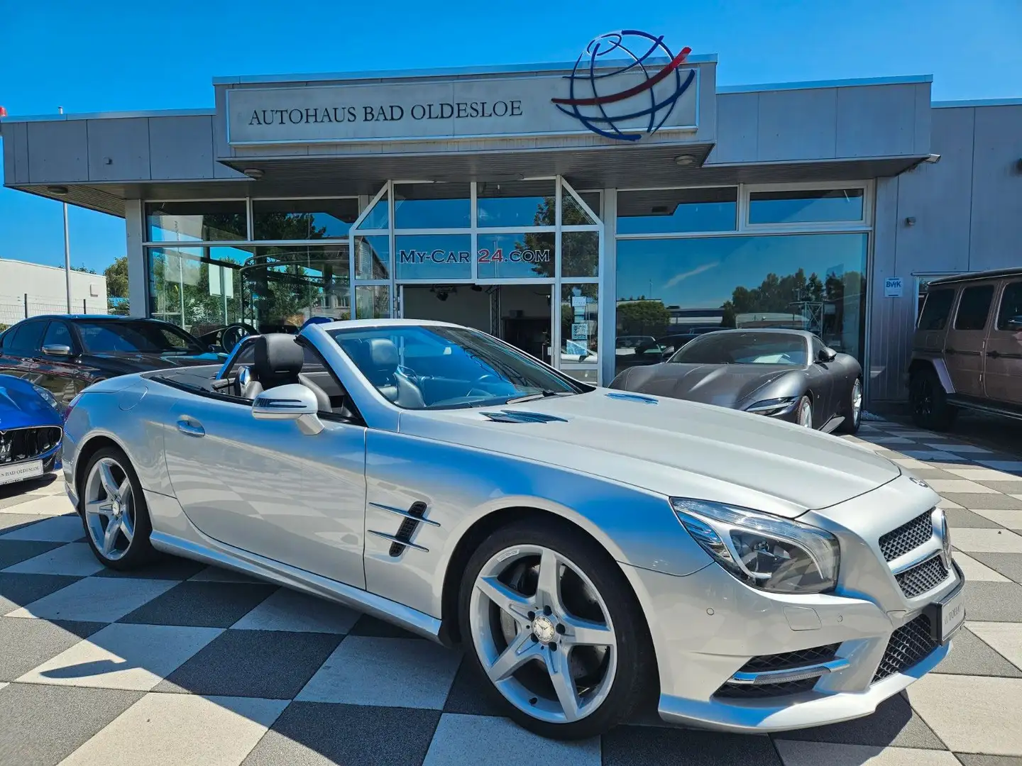 Mercedes-Benz SL 500 +AMG+Fahr Assit Plus+R Kam+ACC Srebrny - 1