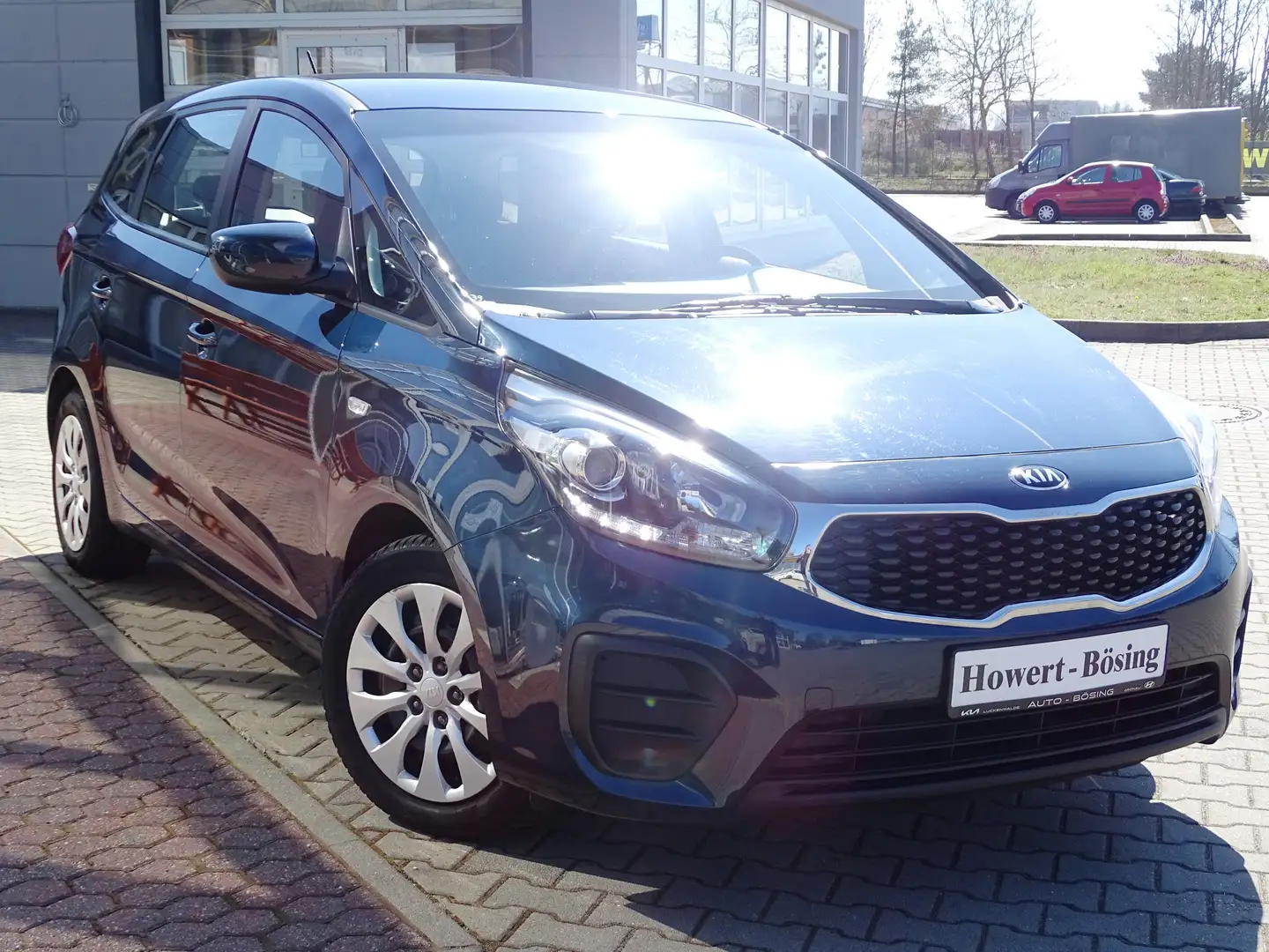 Kia Carens 1.6 Isofix-Klima-Allwetter-Tempom.-1.Hand Blau - 2