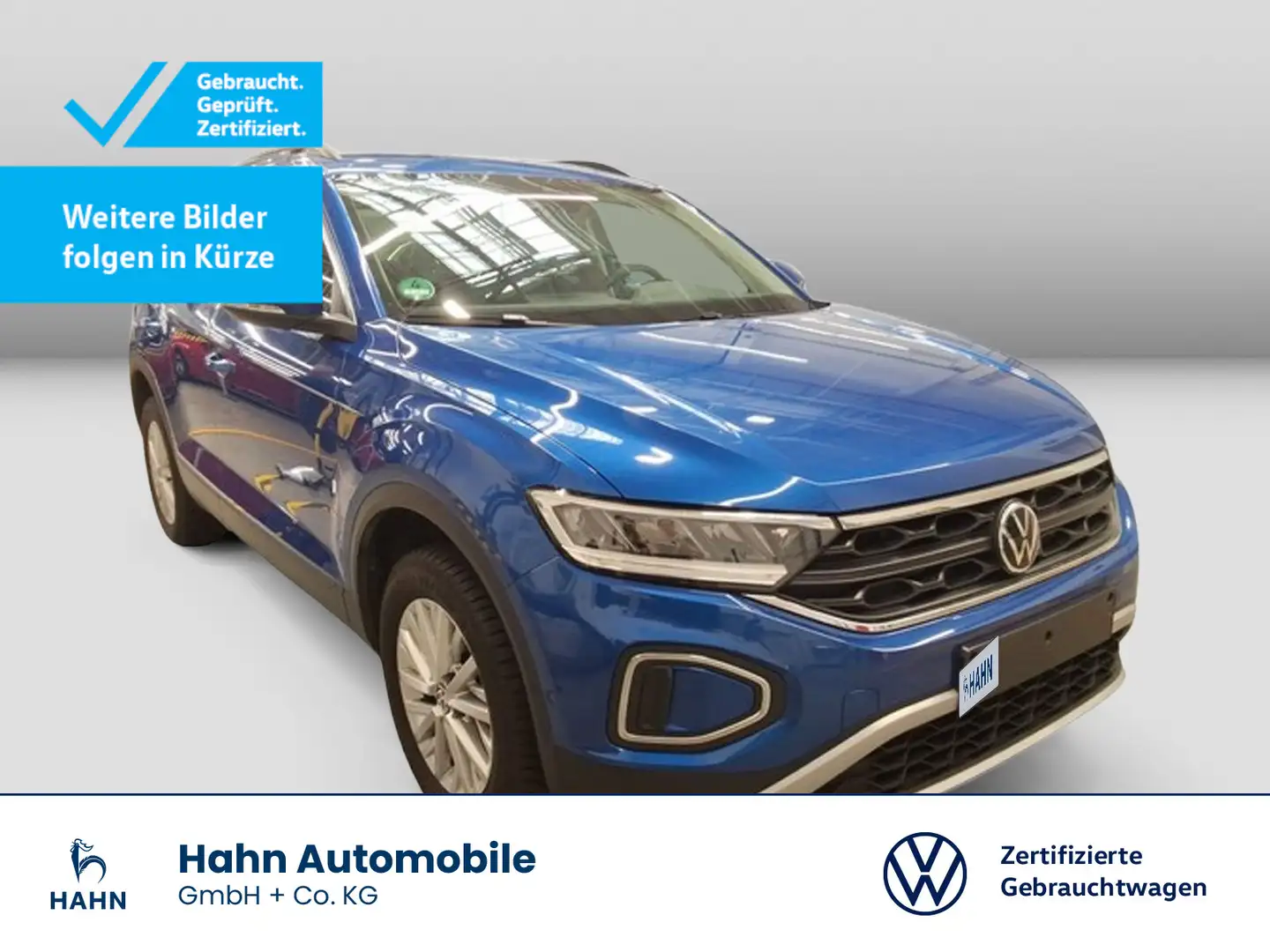 Volkswagen T-Roc 1.5TSI DSG Life ACC Cam LED Navi Standheiz Blauw - 1