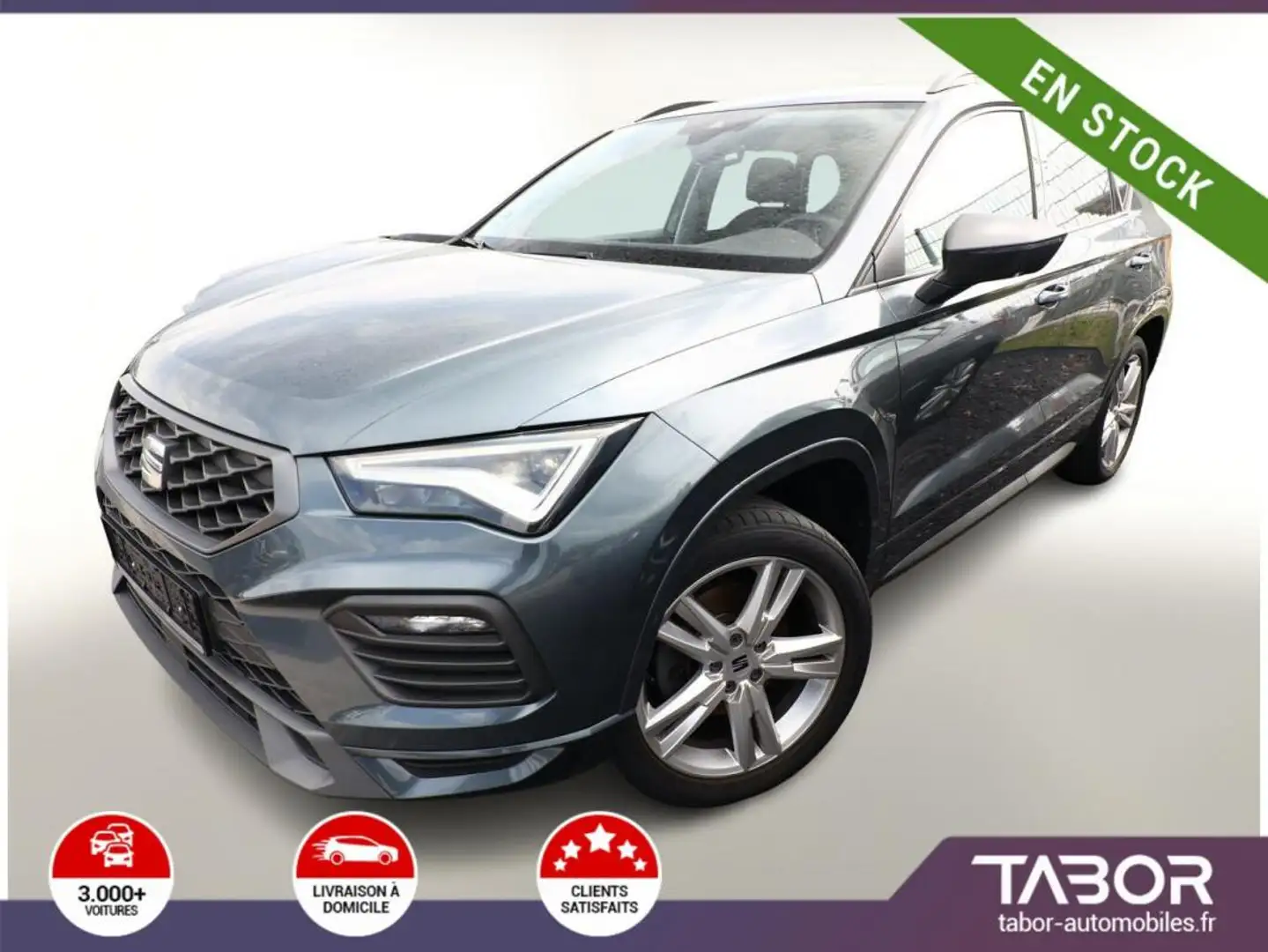 SEAT Ateca 2.0 TDI 150 DSG FR LED GPS ACC LaneA Gris - 1
