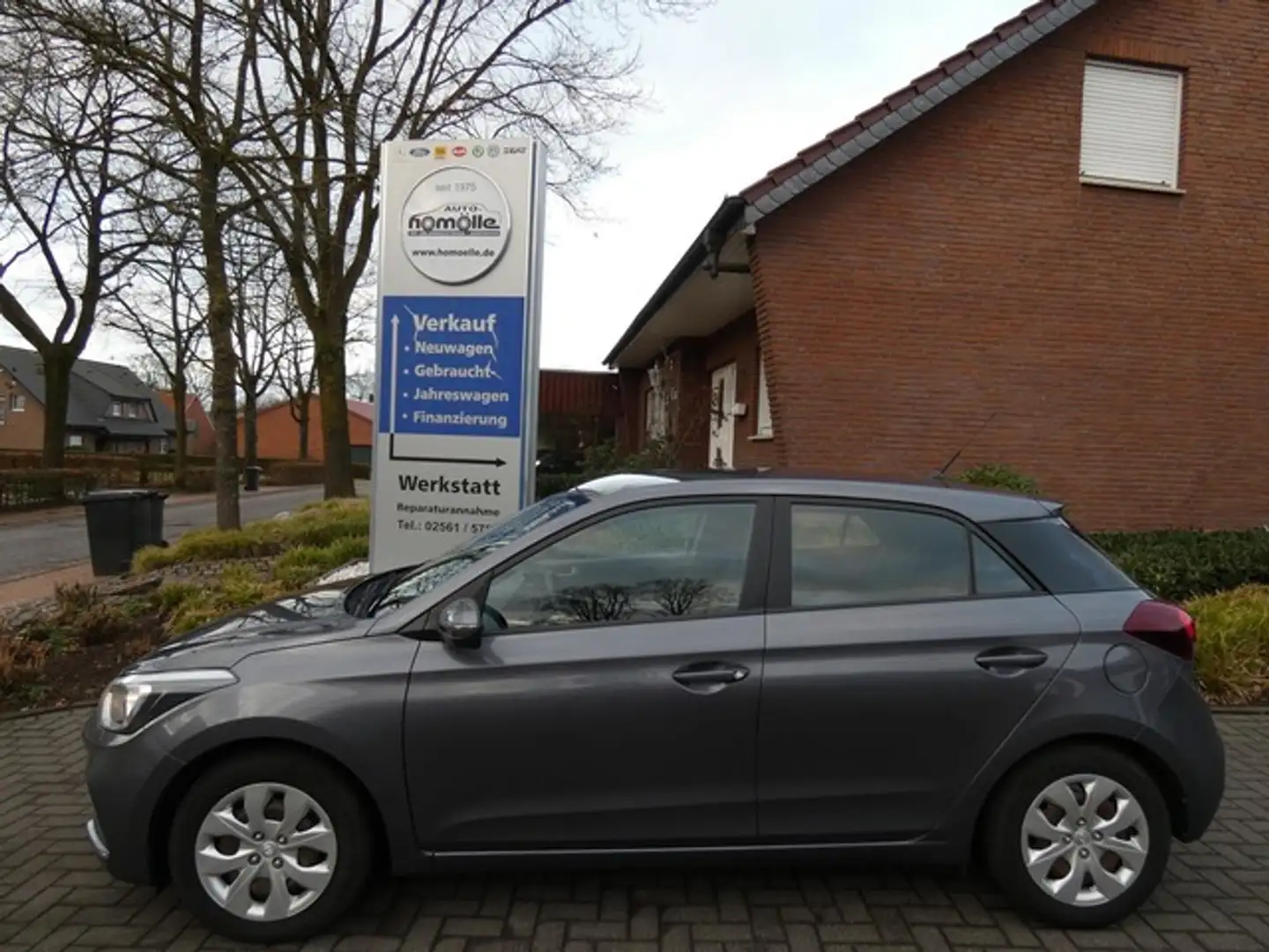 Hyundai i20 SELECT 1.2 ZV BC el.A-SPIEGEL KLIMA Gris - 2