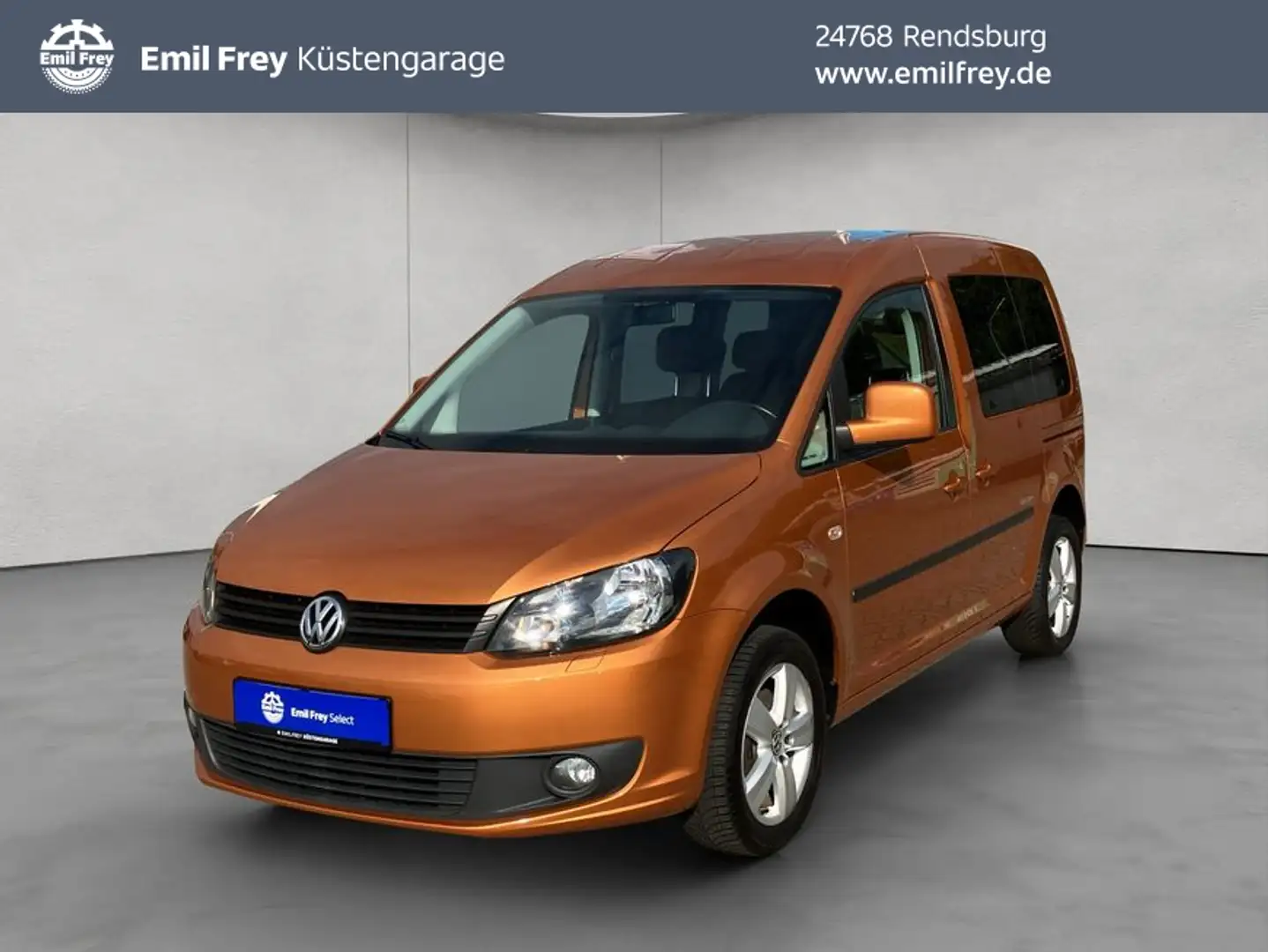 Volkswagen Caddy Trendline Soccer 1,6 TDI Klima Sitzh. Orange - 1