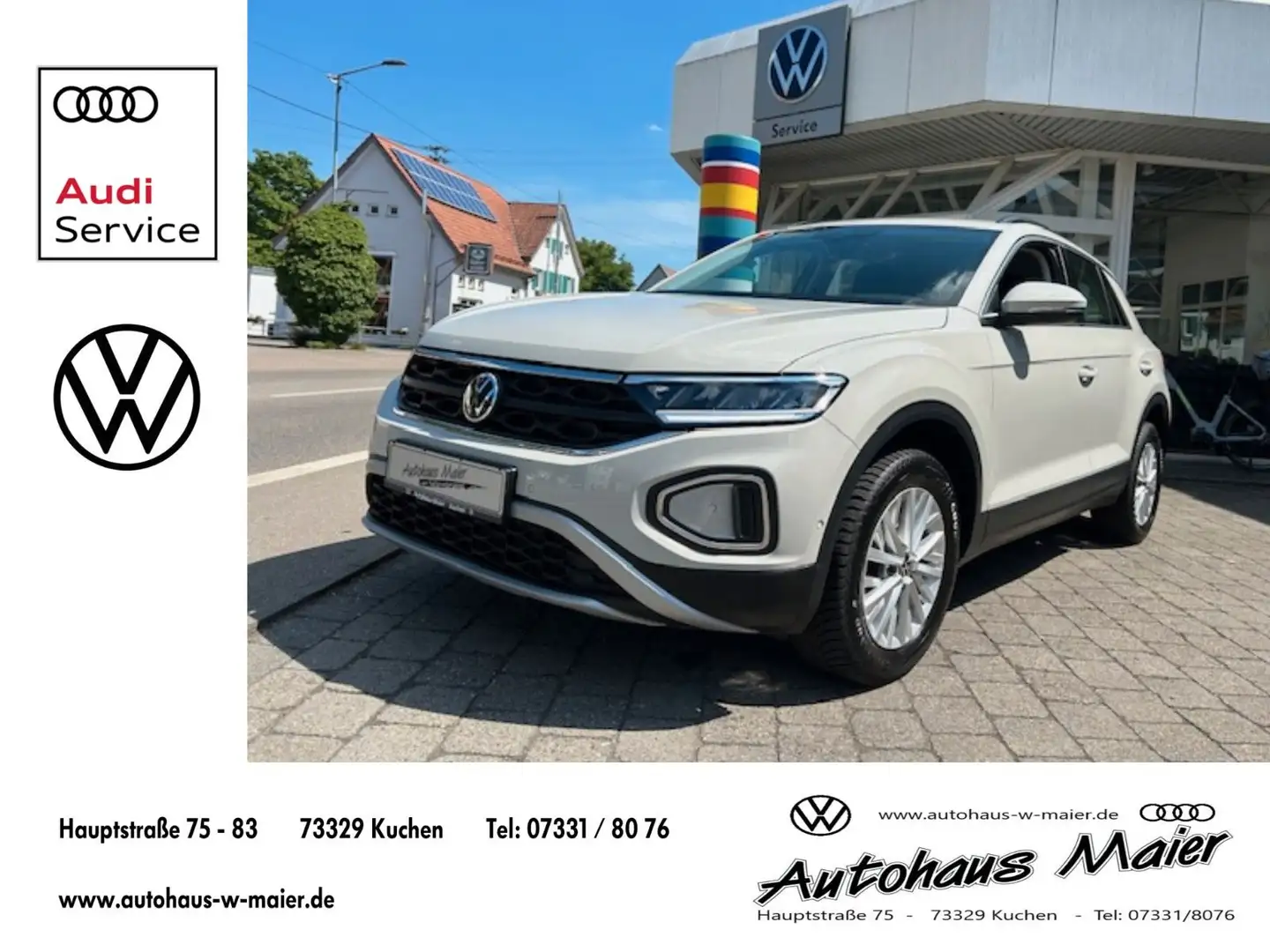Volkswagen T-Roc 1.5 TSI Life DSG/NAV/AHK/ALU/SHZ Grau - 1