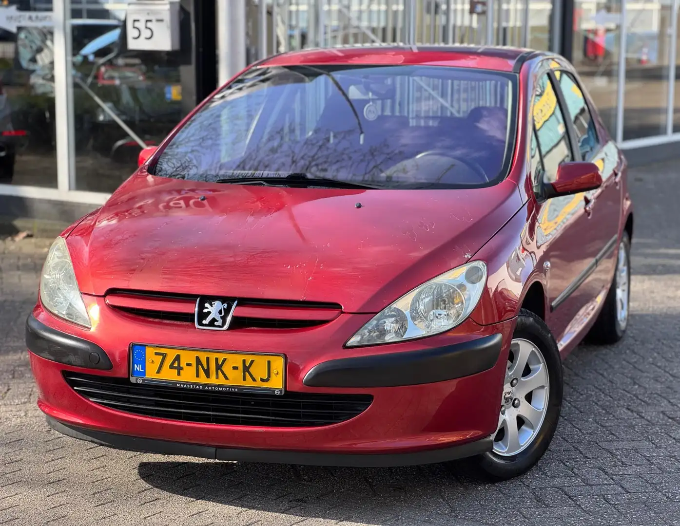 Peugeot 307 1.6 Nieuwe APK Airco Trekhaak 5deur Vol historie B Rood - 2