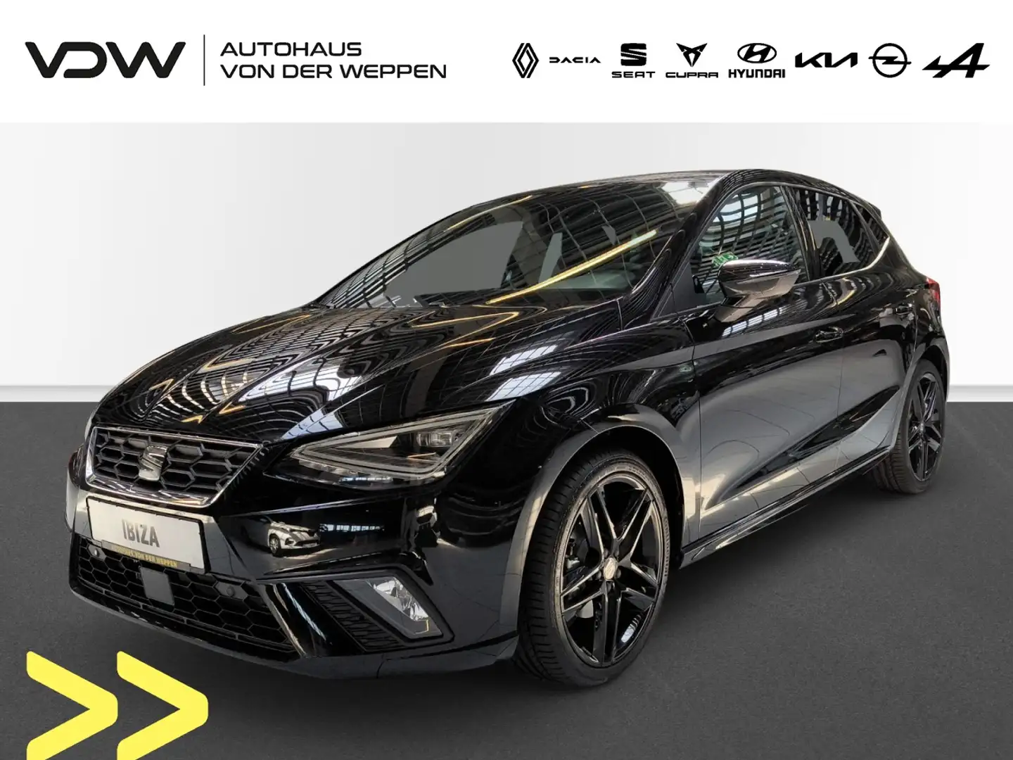 SEAT Ibiza FR Black Edition TSI DSG Klima Navi Schwarz - 1
