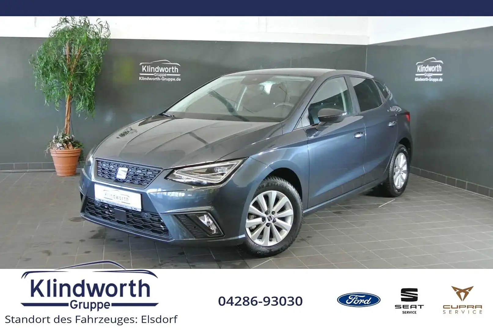 SEAT Ibiza 1.0 TSI DSG Style +Navi+LED+RFK+GJR Grau - 1