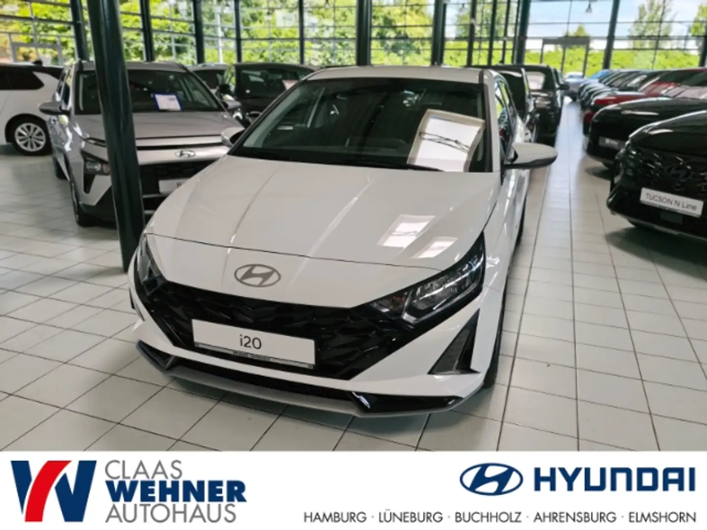 Hyundai i20 Navi Digitales Cockpit Apple CarPlay Android Auto Weiß - 1