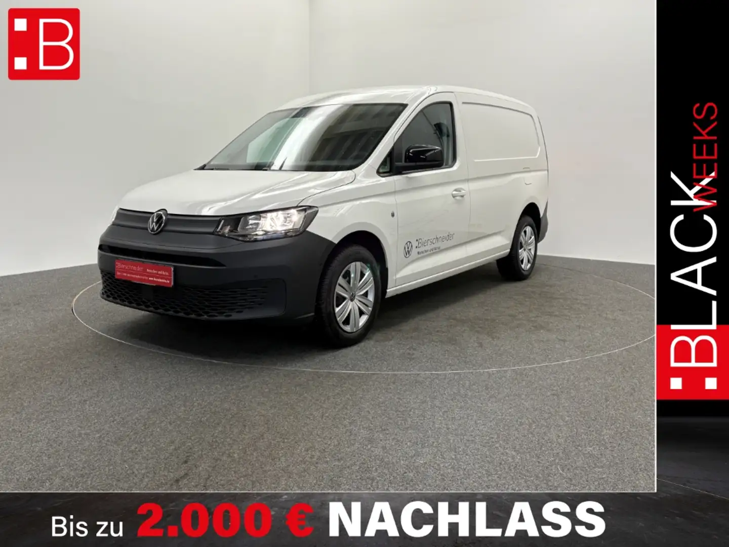 Volkswagen Caddy Maxi Cargo 2.0 TDI AHK Komfortpaket GJR Weiß - 1