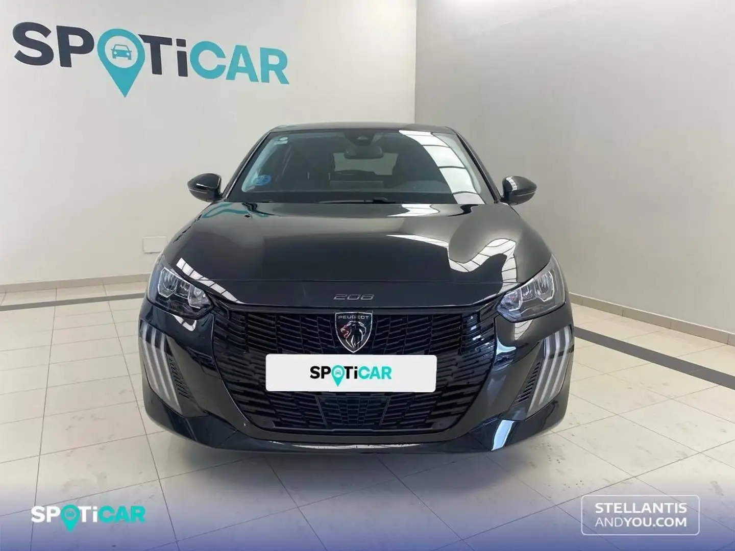 Peugeot 208 1.2 Hybrid Allure e-DCS6 100 Schwarz - 2