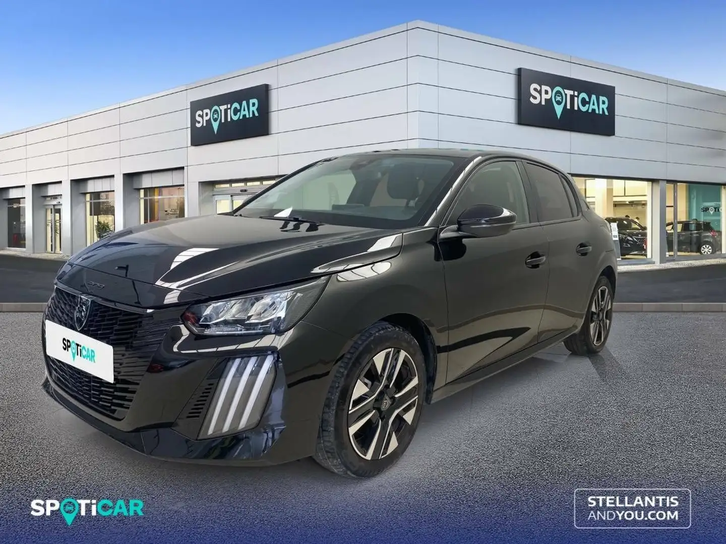 Peugeot 208 1.2 Hybrid Allure e-DCS6 100 Schwarz - 1