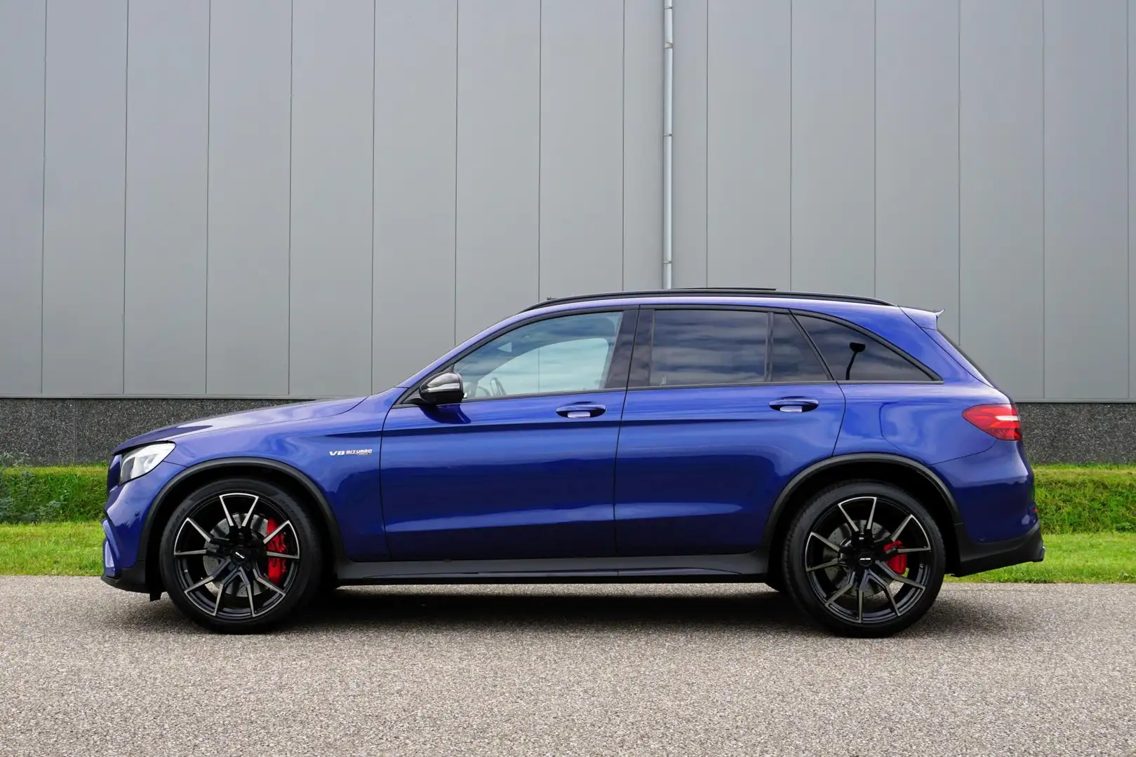 Mercedes-Benz GLC 63 AMG S 4MATIC+ 510 pk |BTW AUTO| Topstaat |4.0L V8 |Gla Blauw - 2