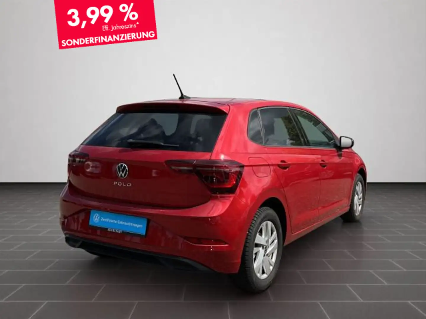 Volkswagen Polo 1.0 TSI DSG Style LED+Pano+Kamera+App+Clima Rouge - 2
