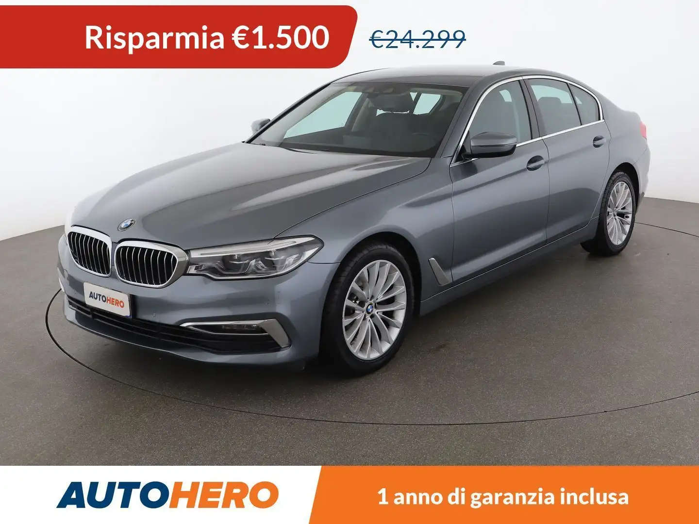 BMW 520 520d Luxury Grigio - 1