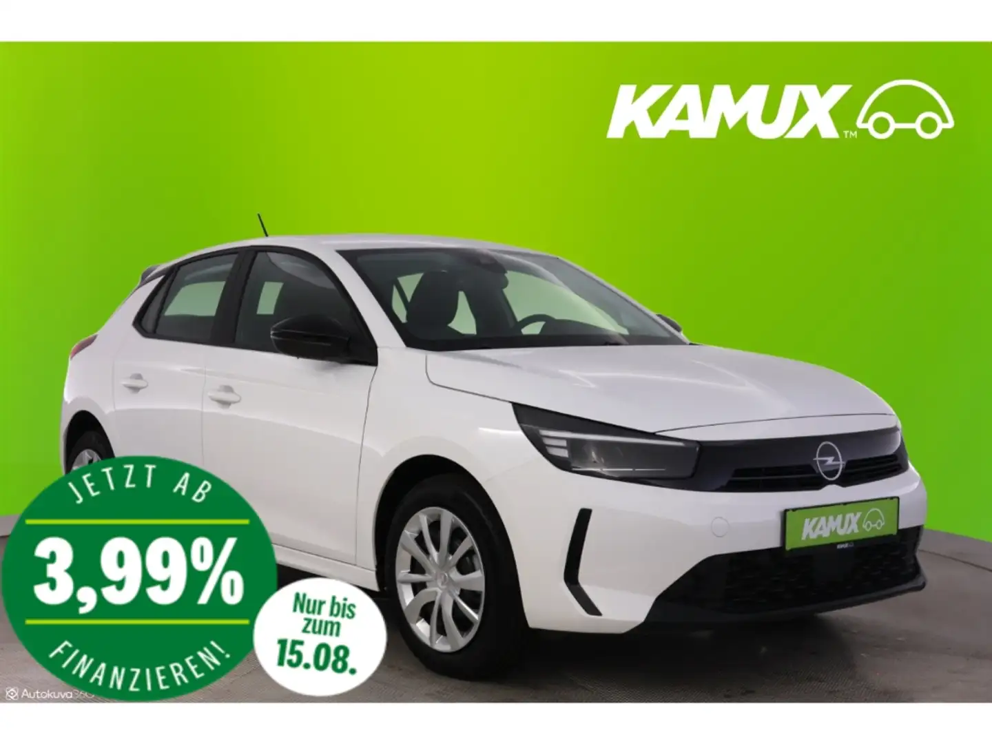 Opel Corsa F 1.2T Aut.Edition+LED+CARPLAY+TEMPO+PDC Weiß - 1