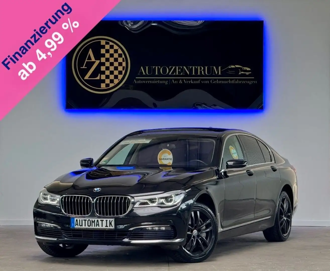 BMW 750 d xDrive Business*GESTIK*MASSAGE*NAPPA-LEDER* Zwart - 1