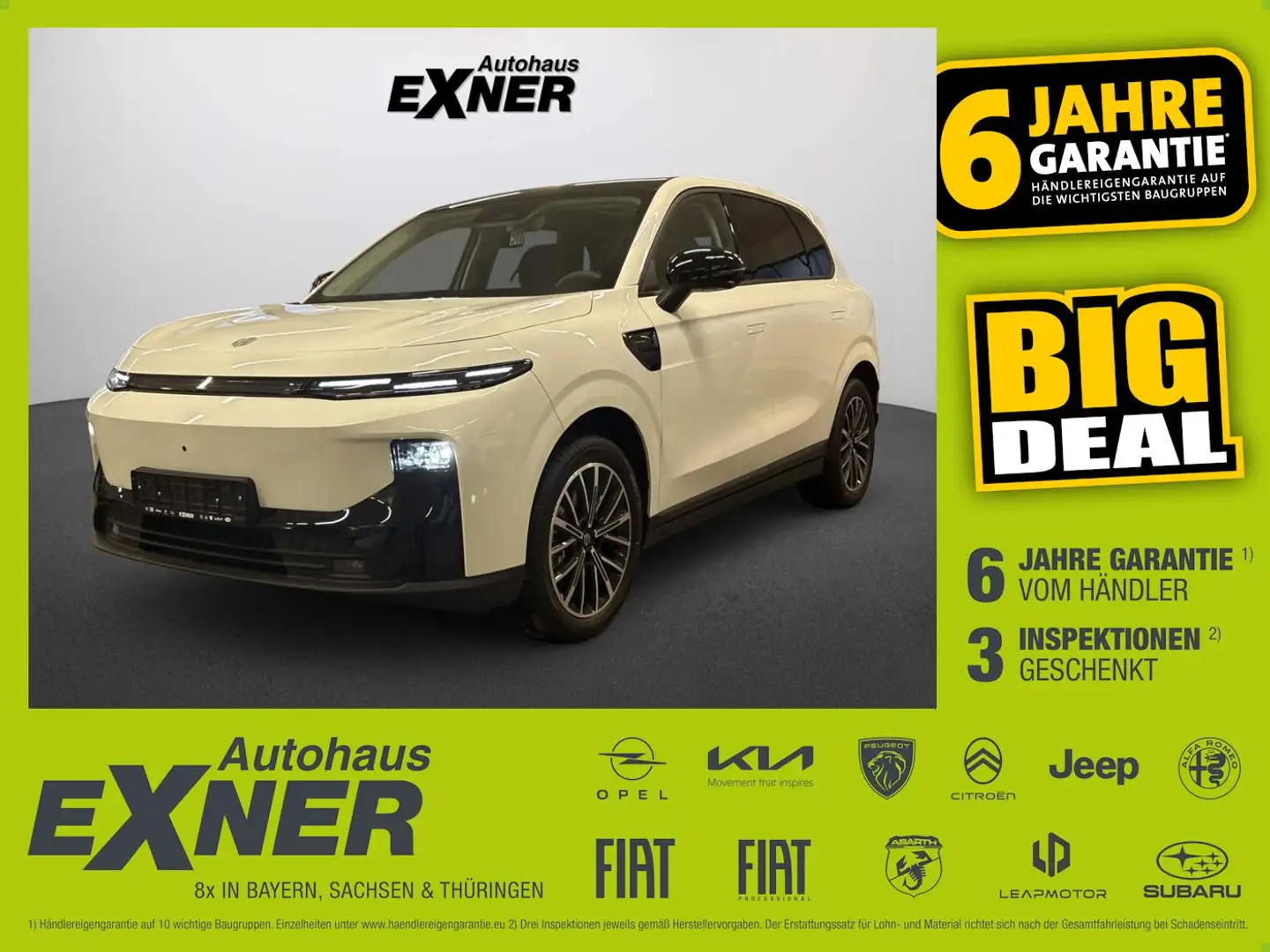 Leapmotor B10 Design Pro Max Panoramaglasdach, Soundsystem Weiß - 1