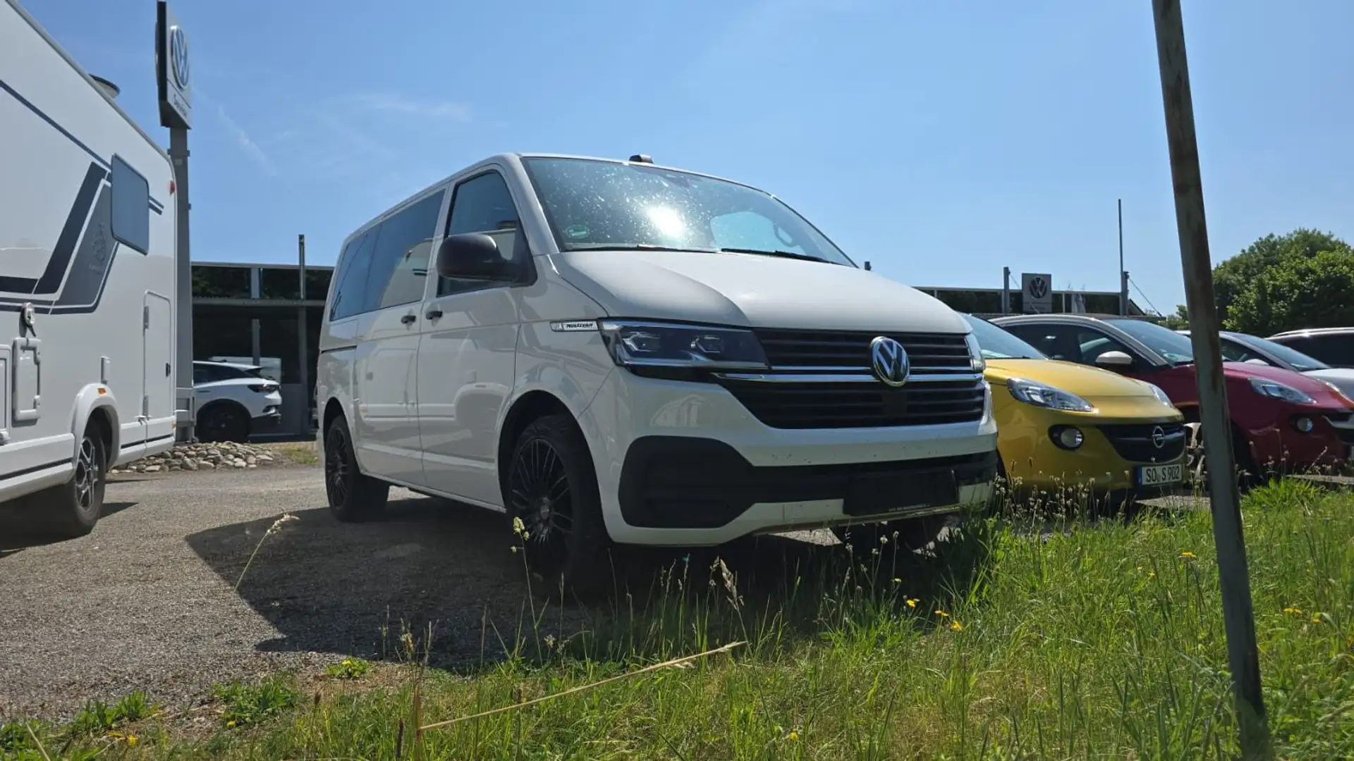 Volkswagen T6 Multivan T6.1 Multivan 2.0 TDI DSG LED Nav ACC Side AHK Weiß - 1