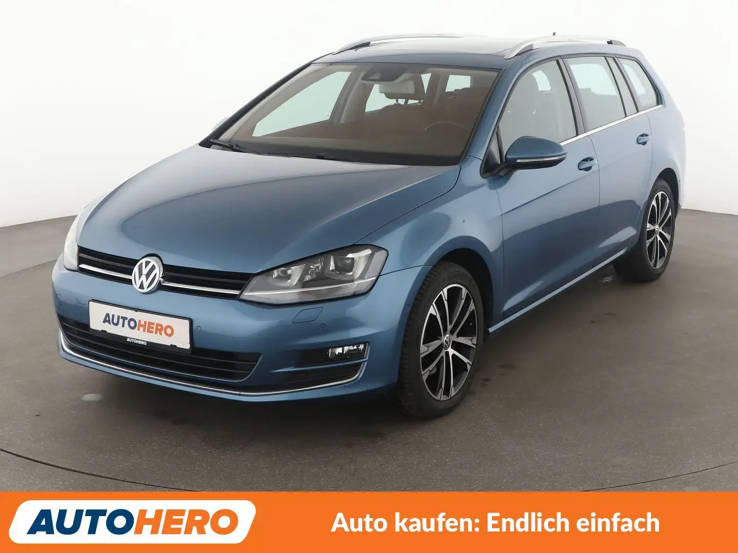 Volkswagen Golf 1.4 TSI Highline BMT Aut.*NAVI*XENON* Blau - 1