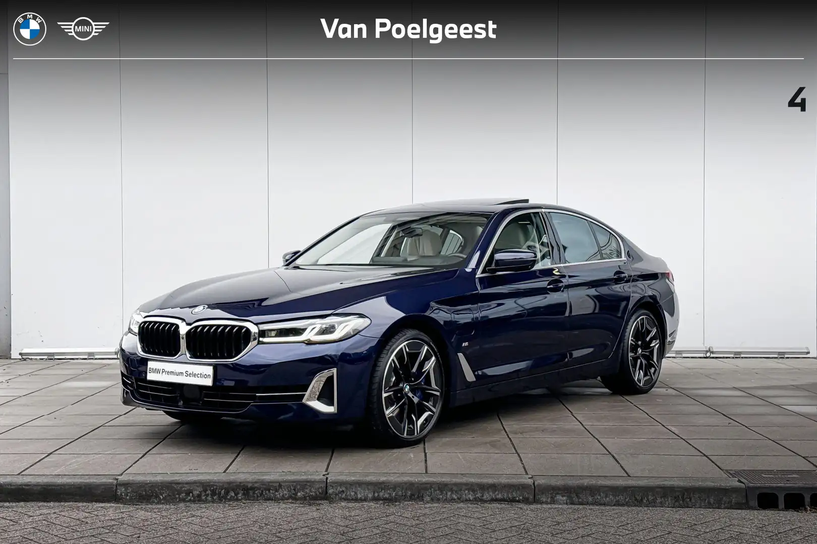 BMW 545 5 Serie Sedan 545e xDrive High Executive M-Sport A Bleu - 1