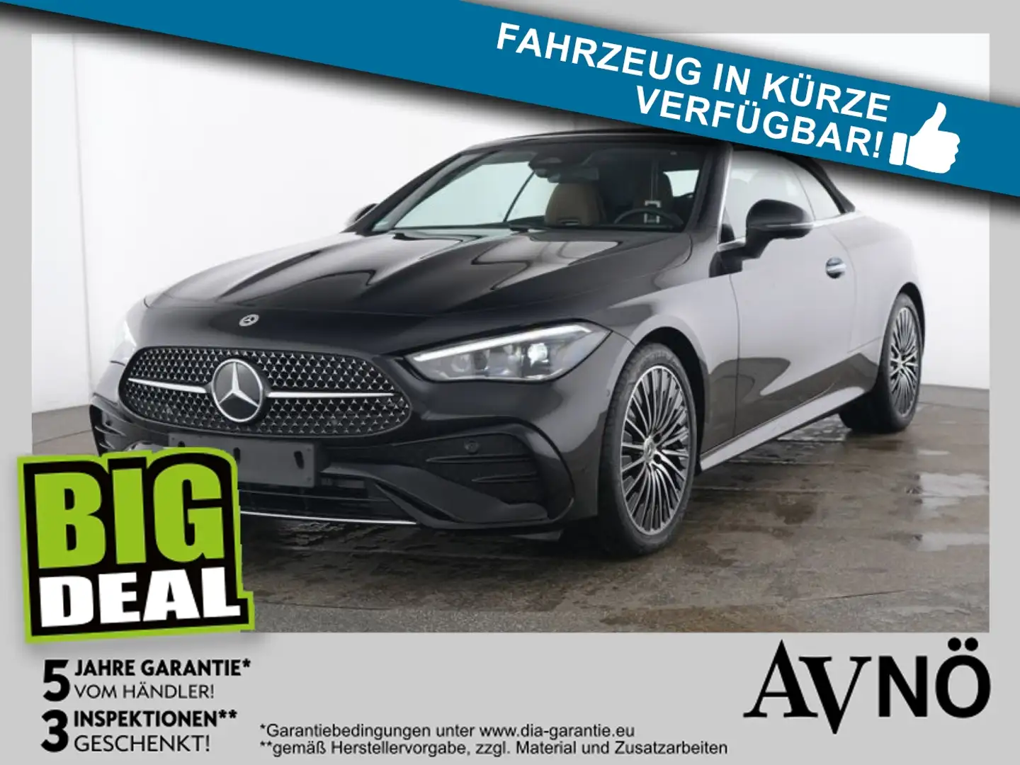 Mercedes-Benz CLE 200 CABRIO AMG LINE 19 ZOLL LM LED HP Schwarz - 1