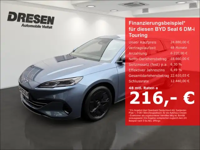 BYD Seal 6 Klimaautomatik/elektr. Heckklappe/Rückfahrkamera/L