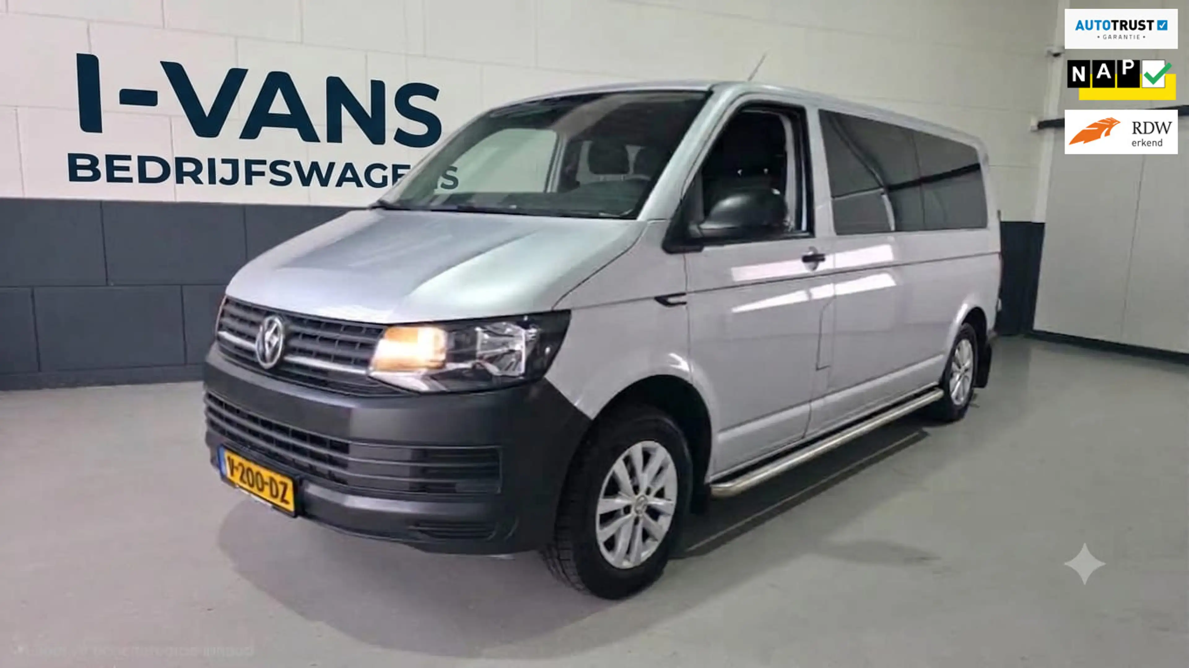 Volkswagen Transporter 2.0 TDI L2H1 6 persoons comfortline Dubbele kabine