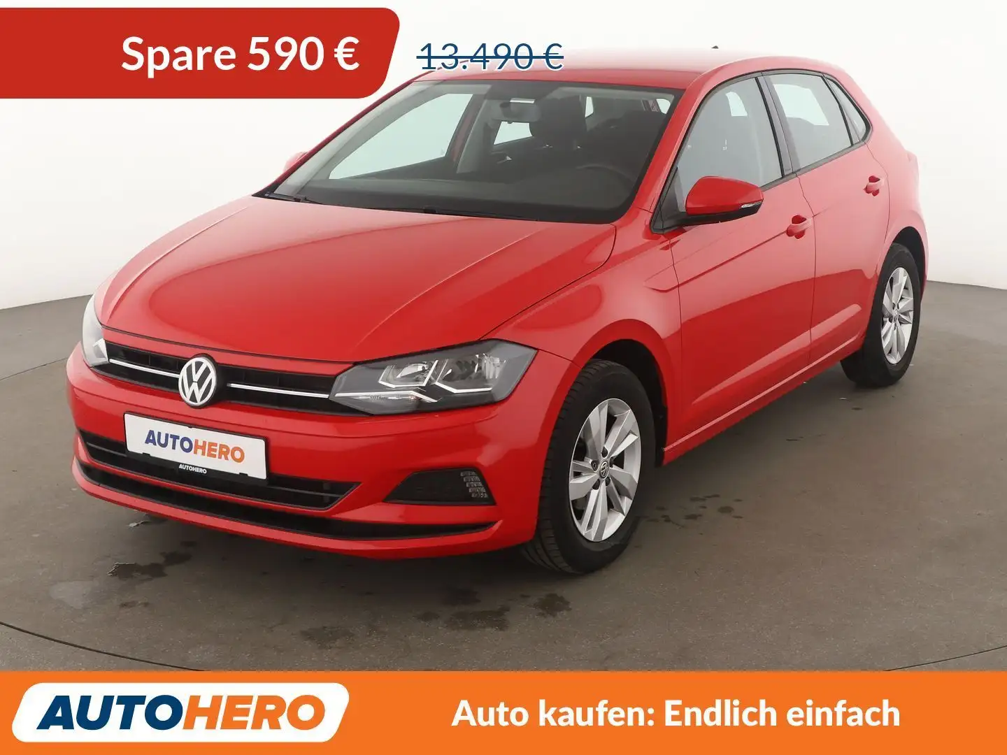Volkswagen Polo 1.0 TSI Advance*LIMITER*KLIMA* Rot - 1