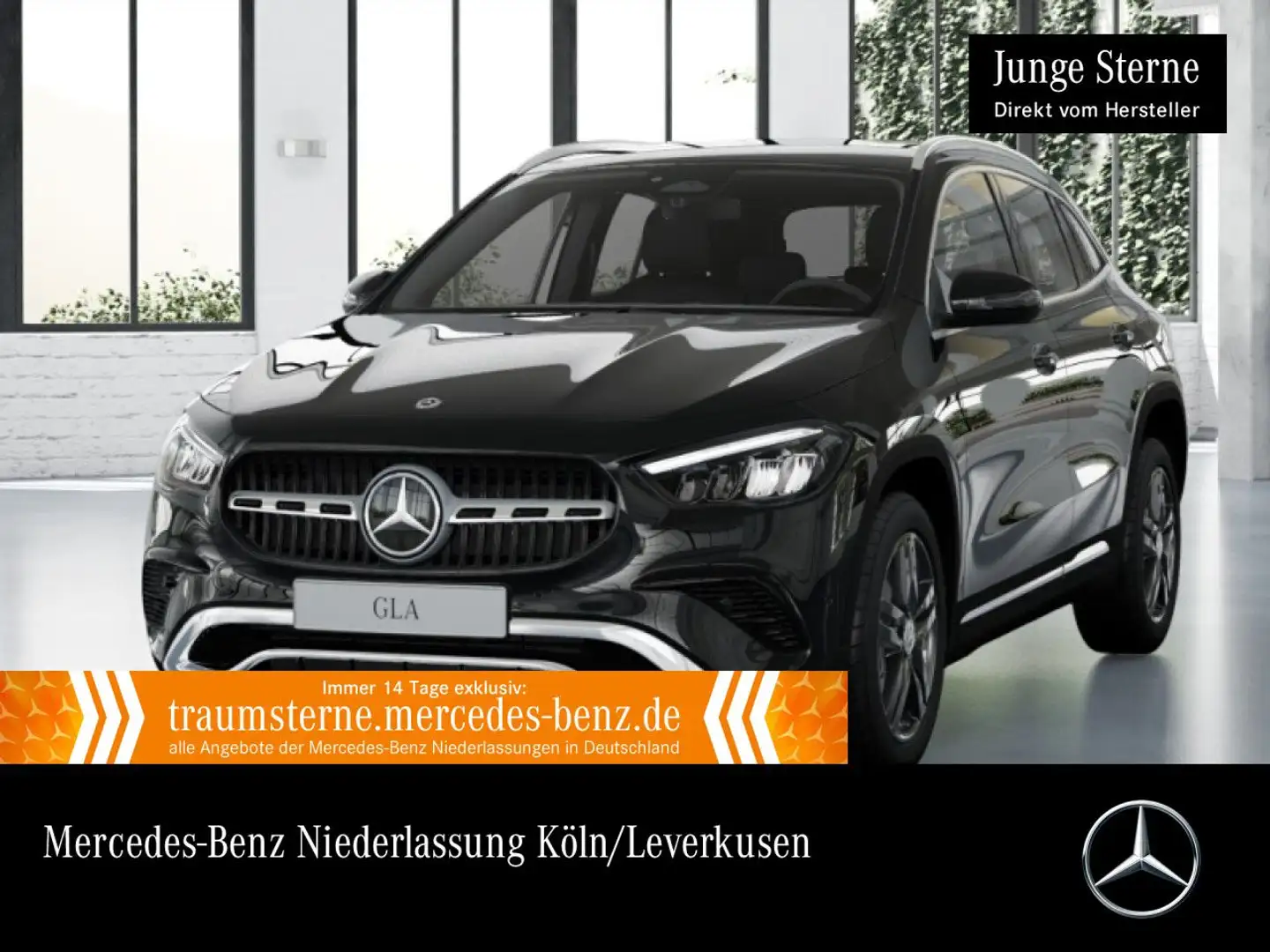 Mercedes-Benz GLA 200 PROGRESSIVE+AHK+LED+KAMERA+TOTW+7G Schwarz - 1